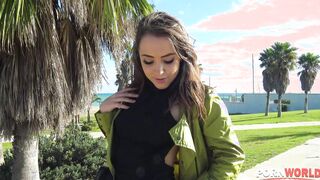 spanish allurement: photogenic brunette craves an orgasm