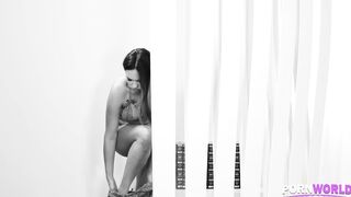 slutty teenage model irina cage opens her legs for stud painter gp2220