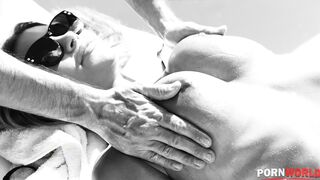 zlata shine’s poolside massage leads to oily anal fuck  gp2229