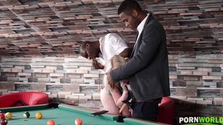 blonde slut lola taylor dp’d by bbcs on the pool table gp2568