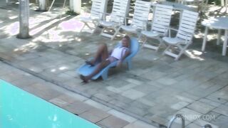 marcia a blonde latina shemale gets picked up poolside and has anal