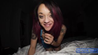 holly hendrix wakes up daddy while mommy sleeps