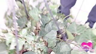 0% pussy - interracial hardcore anal sex with gardener