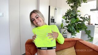 hot busty milf fucks and gives rimjob on her first casting - pov sex