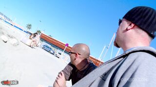 anal fucking at the beach with big tits spanish slut sonia sex