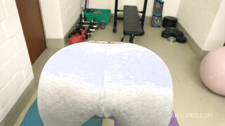 pornstar gets hard anal fuck while training hvh021