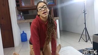 sara s niece gives me a blowjob. i love her tight and big ass