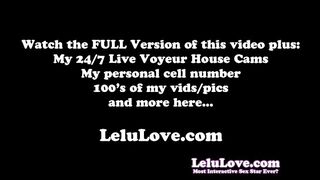 Lelu Love-Putting On Catsuit Masturbation Instruction