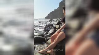 unknown girl on the beach takes me to fuck in her cheap hotel.