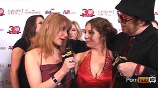 PornhubTV Kiki Daire Red Carpet 2013 AVN Awards