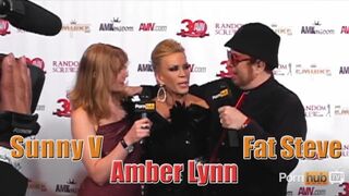 PornhubTV Amber Lynn Red Carpet Interview at 2013 AVN Awards