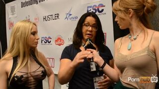 PornhubTV Aiden Starr Interview at 2013 AVN Awards