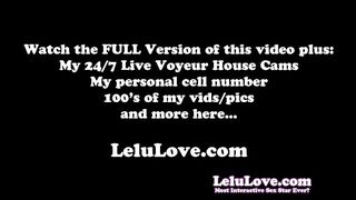 Lelu Love-Jerkoff Cum Eating Encouragement