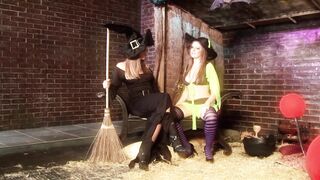 two witches grant their mortal visitors  wishes