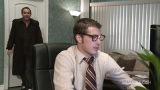 chloe conrad fucks a nerd in his office