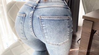 impossible not to fuck her tight ass in sexy denim jeans