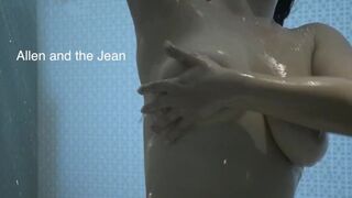 Quickie Shower Tease Clip with Jean and then Allen