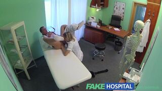 Fake Hospital Hot nurse rims her way to a raise