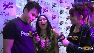 PornhubTV Jessica Bangkok Interview at 2014 AVN Awards
