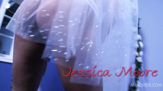 jessica moore has wedding night anal and gets a huge load to her twat