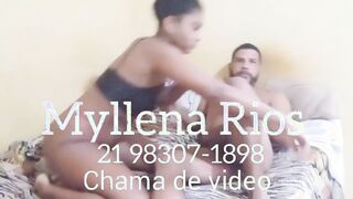 novinha myllena rios fazendo chamada de video com leo ogro - porn ebano