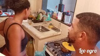 na cozinha onde comecou toda a putaria com myllena rios