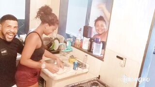 na cozinha onde comecou toda a putaria com myllena rios