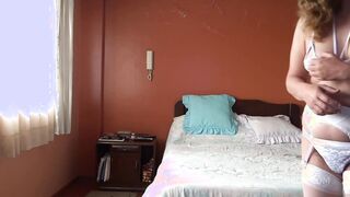 real hidden camera - my wife masturbates watching a porn movie, intense orgasms