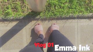 vlog da emma ink ep01 - dia a dia, boquete, punheta, anal e creampie