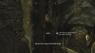 Skyrim, Sex With Astrid (Testing Her Loyalty To Her Husband)