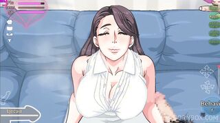 married woman touched hazuki [hentai game pornplay] cuckolding our step aunt on the couch
