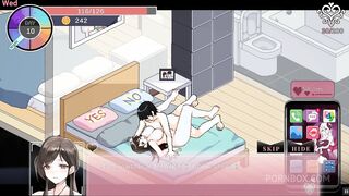 ntr aholic [hentai game pornplay] ep.6 she is having sex with her husband just after secretly cuckolding him