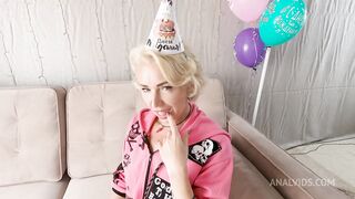 happy birthday cherry aleksa - atm, rough, face fuck, cum eating