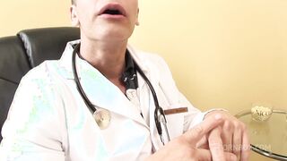alexa jordan s doctor gives her a load in the mouth