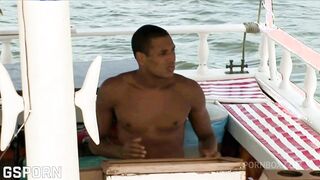 sexy brazilian girl has hot anal sex by bbc on the boat