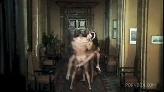 great vintage orgy in a villa with rocco siffredi and other porn icons