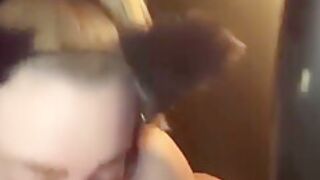 Cute Kitten Sucks On Bbc