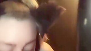 Cute Kitten Sucks On Bbc