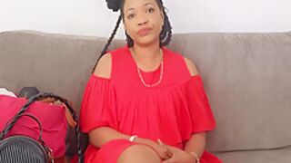 Curvy Black Ethnic Gal In Mouth Watering Fake Casting