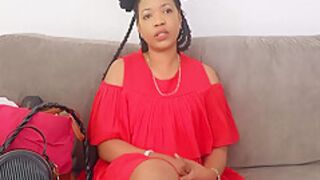 Curvy Black Ethnic Gal In Mouth Watering Fake Casting