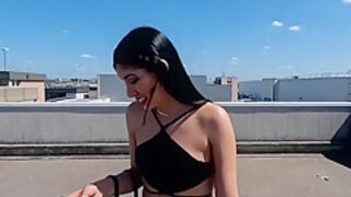 Yenifer Chacon - Venezuelan Fucked Publicly In Anal And Dp By 2 Strangers Who Helped Her!