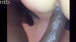 Twat Gets Big Black Dick Interracial Porn