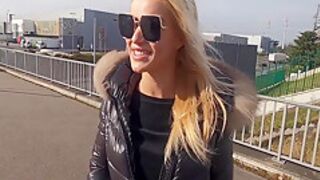 Pretty Serbian Blonde Unexpectedly Meets 2 Strangers Who Fuck Her On A Bus And Dp At The Hotel! - Cherry Kiss