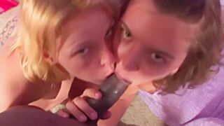 Two Cute Girls Lesbian Foreplay