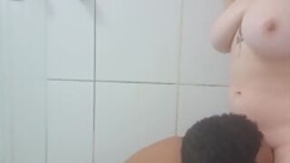 Natasha Sub And Joao O Safado - Dando Sem Camisinha No Banheiro Pra