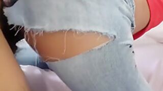 I Ripped Her Jeans And Stuffed Her Wet Pussy