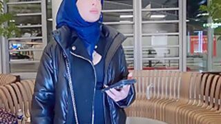 The Veiled Iranian Gets Fucked Anal In The Toilet And In A Corridor To Pay For The Plane !!! - Nadja Lapiedra