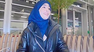 The Veiled Iranian Gets Fucked Anal In The Toilet And In A Corridor To Pay For The Plane !!! - Nadja Lapiedra