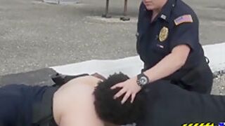 Black Dude Rides A Bbws Big Cop Backside