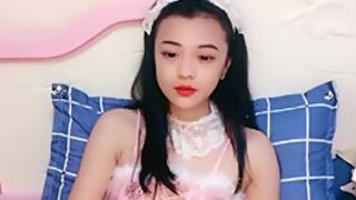 Asian Teen Cutie Masturbates